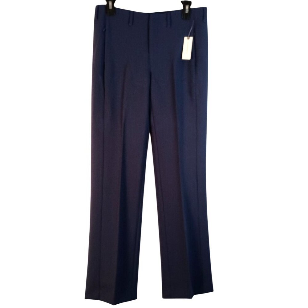 Maeve Anthropologie Navy Straight Leg Dress Pants NWT 4 $148